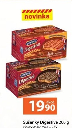 Sušenky Digestive Mcvities