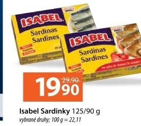 Sardinky Isabel Nekton