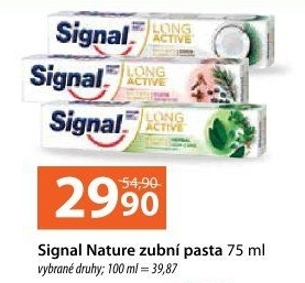 Pasty na zuby Long Active Nature Signal