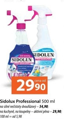 Čistič na silné nečistoty Sidolux Professional