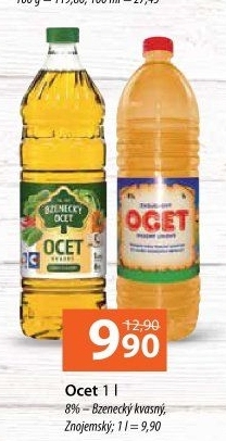 Ocet kvasný lihový Bzenecký