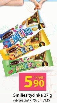 Tyčinka Smilies Chocoland