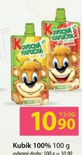 Kapsička ovocná 100% Kubík