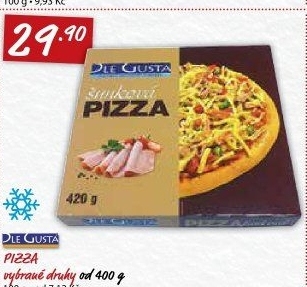 Pizza mražená Dle Gusta