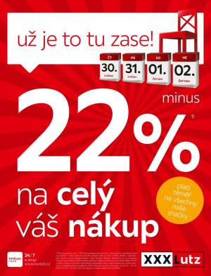 akční leták XXXLutz 27.5.2019-9.6.2019