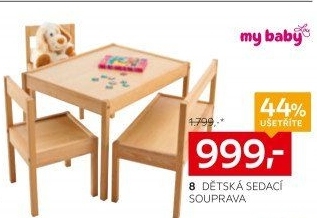 SOUPRAVA SEDACÍ DĚTSKÁ