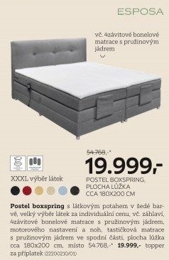 POSTEL BOXSPRING