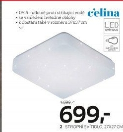 KOUPELNOVÉ STROPNÍ SVÍTIDLO