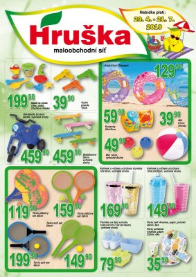 akční leták Hruška 29.4.2019-21.7.2019