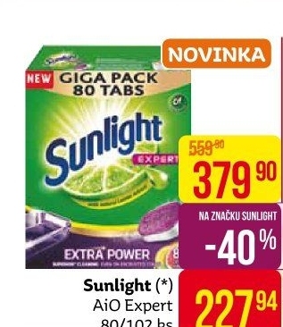 Kapsle do myčky Sunlight Expert