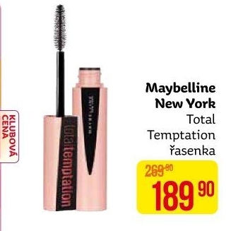 Řasenka Total Temptation Maybelline
