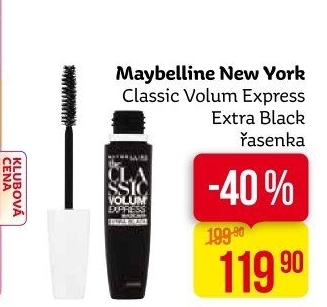 Řasenka The Classic Volum Express Extra Maybelline
