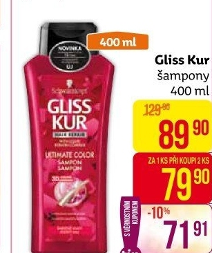 Šampon Gliss Kur Schwarzkopf
