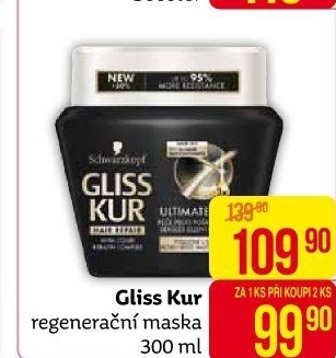 Maska na vlasy Gliss Kur Schwarzkopf