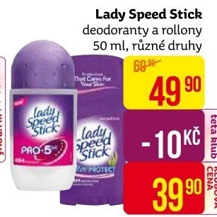 Deodoranty Speed Stick