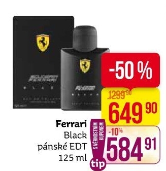 Toaletní voda pánská Black Ferrari