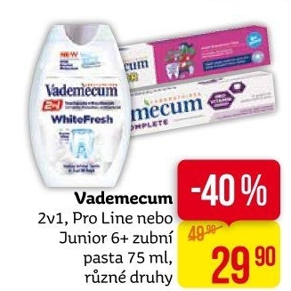 Pasty na zuby 2v1 Vademecum