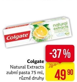 Pasty na zuby Natural Extracts Colgate