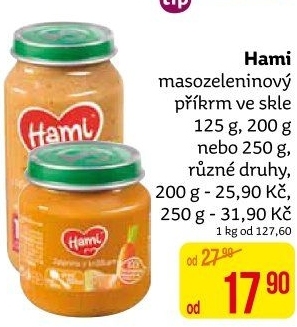 Příkrm masozeleninový Hami
