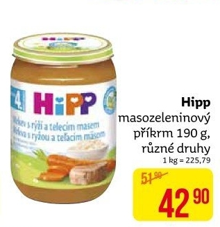Příkrm masozeleninový Bio HiPP