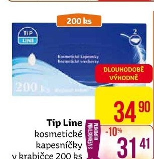 Papírové kapesníčky Tip Line - box