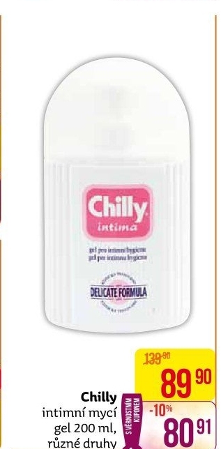 Intimní gel Intima Chilly
