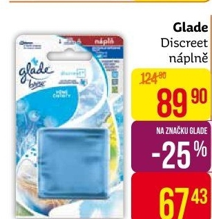 Osvěžovač vzduchu Discreet Glade by Brise - náplň