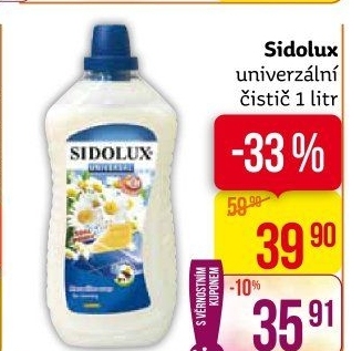 Čistič univerzální Soda Power Sidolux