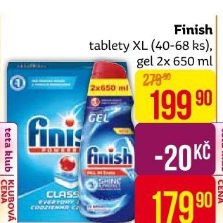 Tablety do myčky Finish