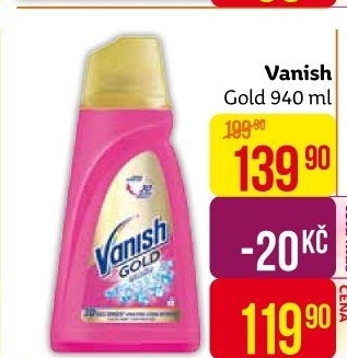 Odstraňovač skvrn gelový Gold Oxi Action Vanish