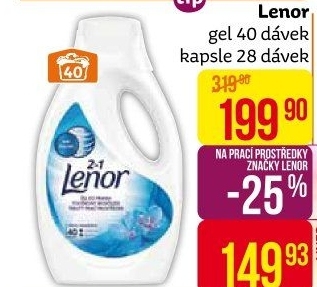 Prací gel 2v1 Lenor