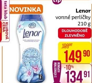 Vonné perličky do pračky Lenor