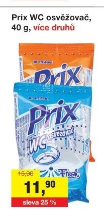 WC blok Prix