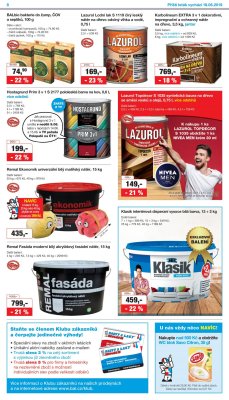 akční leták Barvy a laky drogerie 28.5.2019-15.6.2019