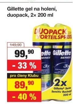 Gel na holení pánský Gillette