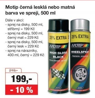 Autolak sprej Motip