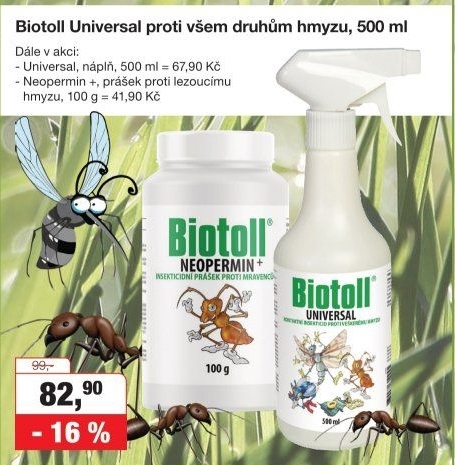 Přípravek proti hmyzu Biotoll