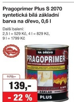 PRAGOPRIMER PLUS BARVA