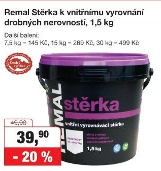 REMAL STĚRKA