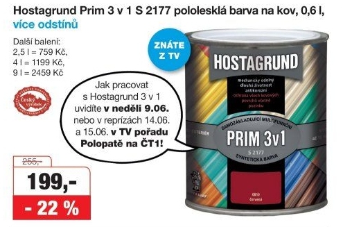 HOSTAGRUND PRIM 3V1