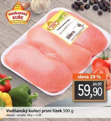 Kuřecí prsní řízky Vodňanské kuře