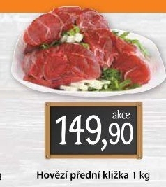 Hovězí přední bez kosti - kližka