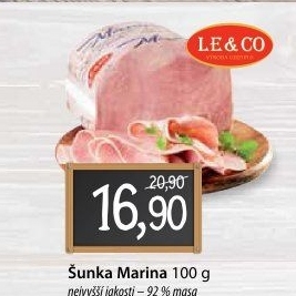 Šunka Marina nejvyšší jakosti LE&amp
