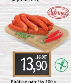 Párky pirátské Steinex