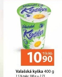 Valašská kyška Mlékárna Valašské Meziříčí