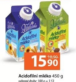 Mléko acidofilní Mlékárna Valašské Meziříčí