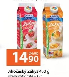 Nápoj zákys Jihočeský ochucený Madeta