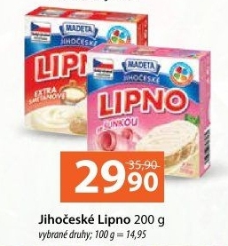 Tavený sýr Jihočeské Lipno Madeta