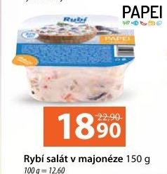 Rybí salát v majonéze Lahůdky Papei