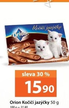 Jazýčky čokoládové Orion